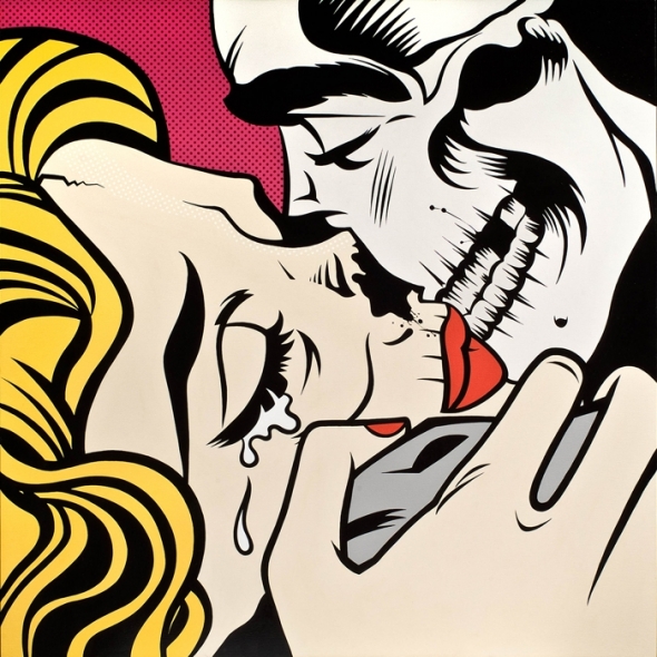 Kiss of Death Print by D*Face