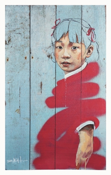 Different Strokes Print by Ernest Zacharevic