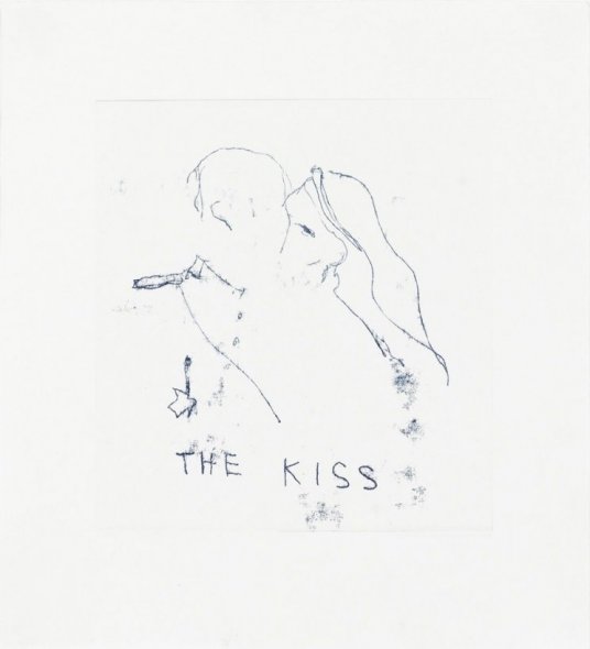 The Kiss Print by Tracey Emin